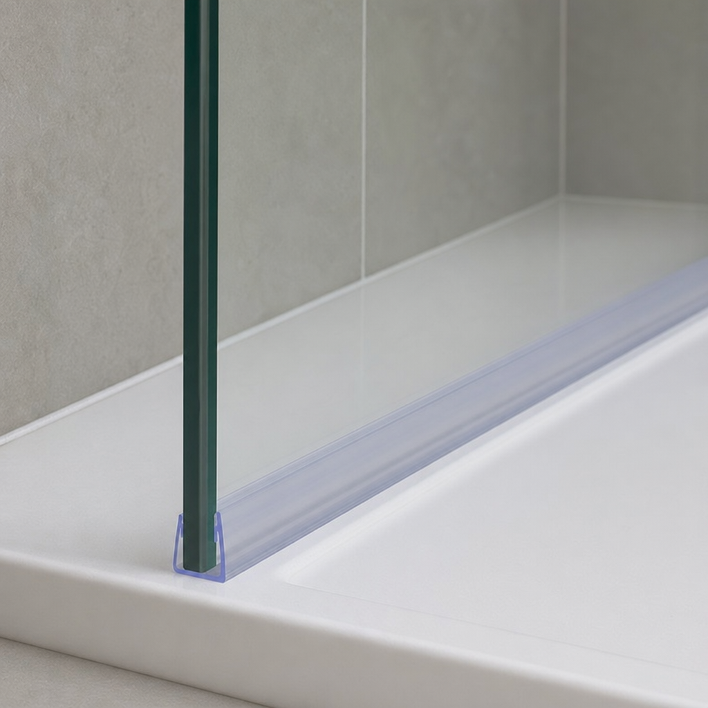 Fin Shower Screen Seal for 10-12mm Glass – 800mm to 2500mm