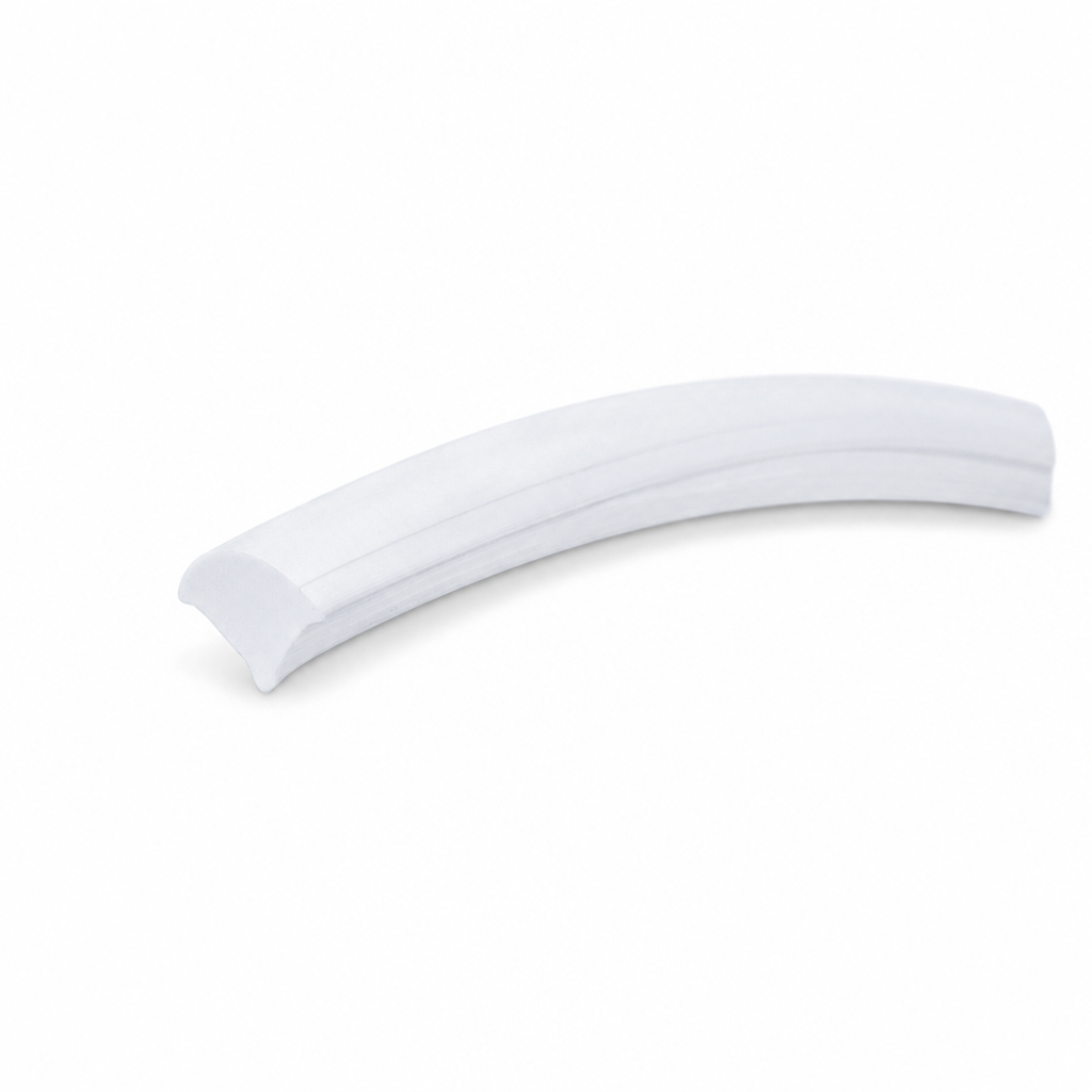 White Filler Strip for Self-Fixing Window Rubber – Per Metre