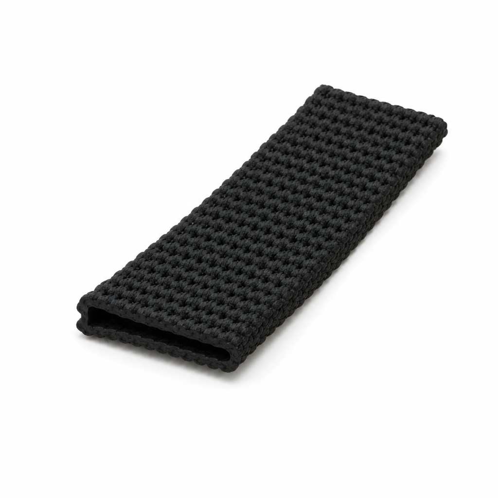 Flocked Lined Window Rubber Strip 25mm x 1.5mm – Per 50 Metres