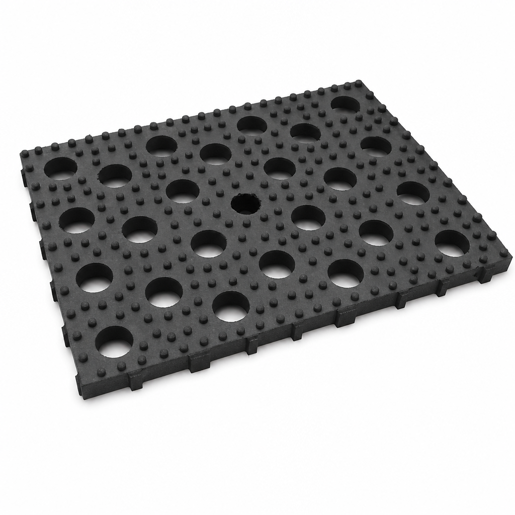 Honeycombe Rubber Mat 1.5m x 1m x 23mm – Moulded Design