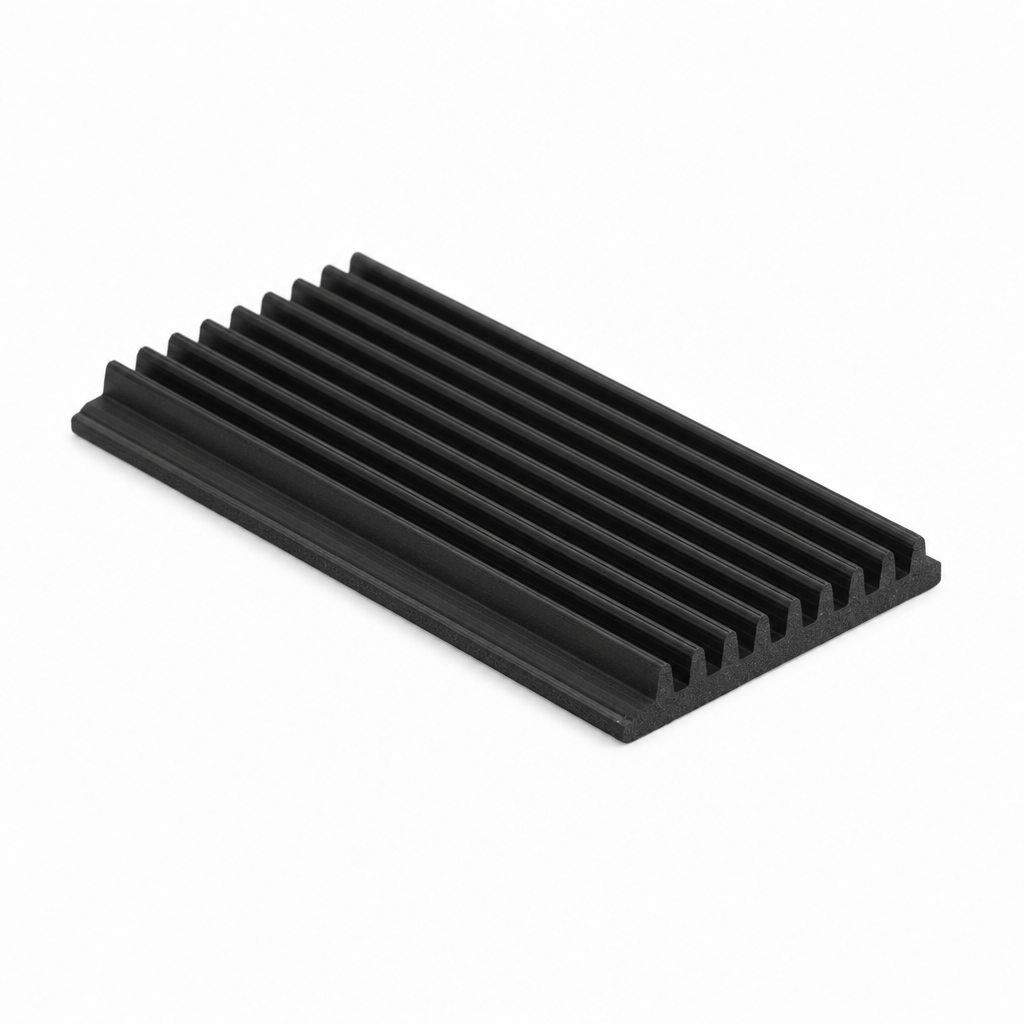 Ribbed Rubber Matting 10m x 1m x 6mm – Industrial Use