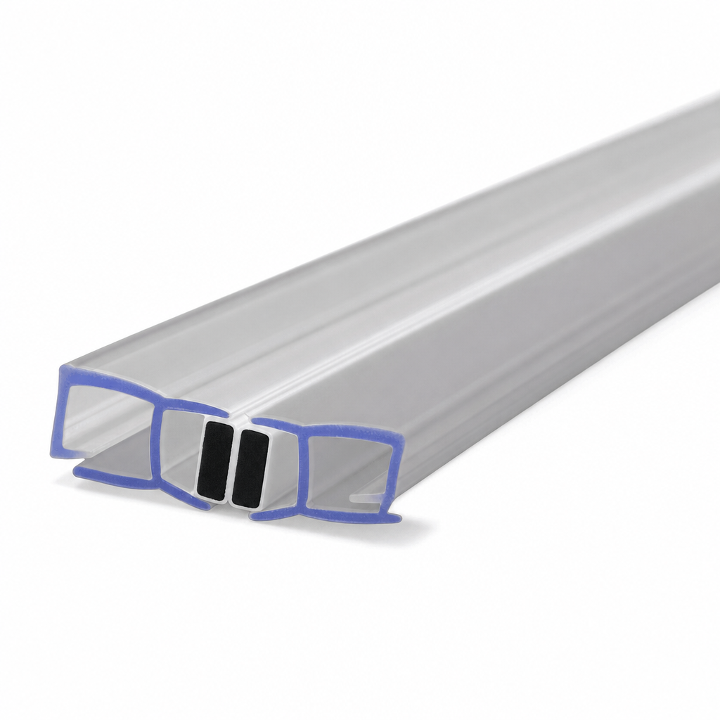 Magnetic Shower Screen Seal for 4-6mm Glass – 135°/180° Angle
