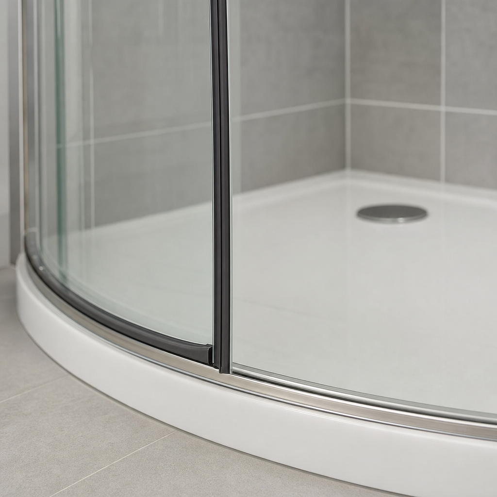 Magnetic Shower Screen Seal for 8mm Glass – 25mm Gap