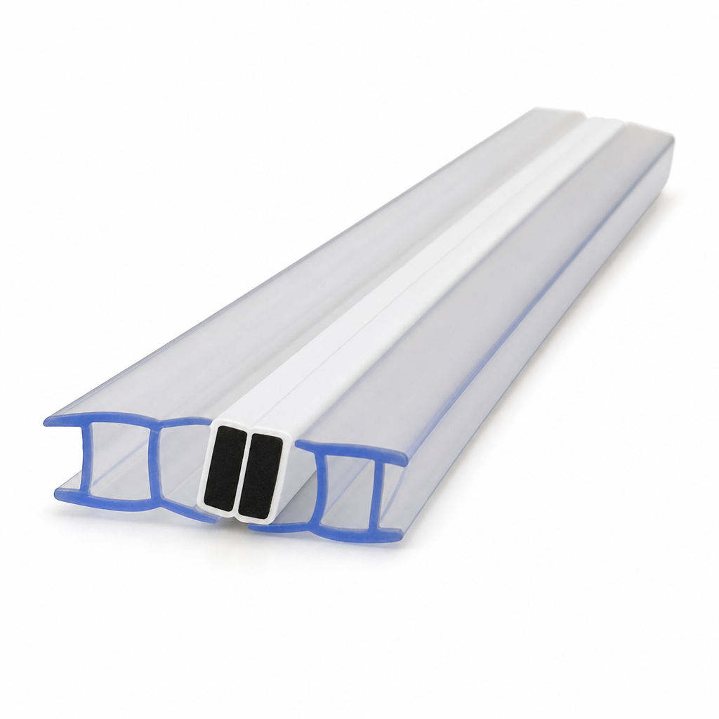 Magnetic Shower Screen Seal for 8-10mm Glass – Clear