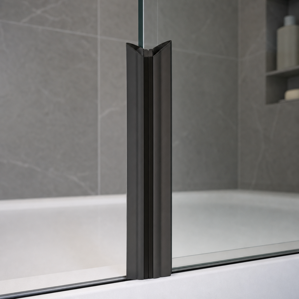 Magnetic Shower Screen Seal for 4-6mm Glass – 23mm Gap