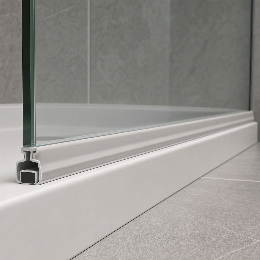 Magnetic Shower Screen Seal – 7mm Wide Channel, 2000mm Length