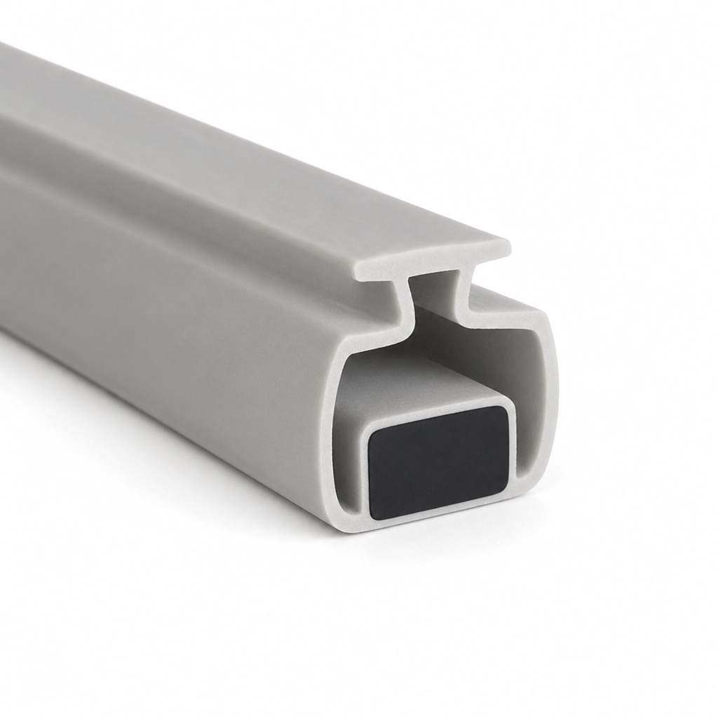 Magnetic Shower Screen Seal – 8mm Channel, 2000mm Length – MAG006