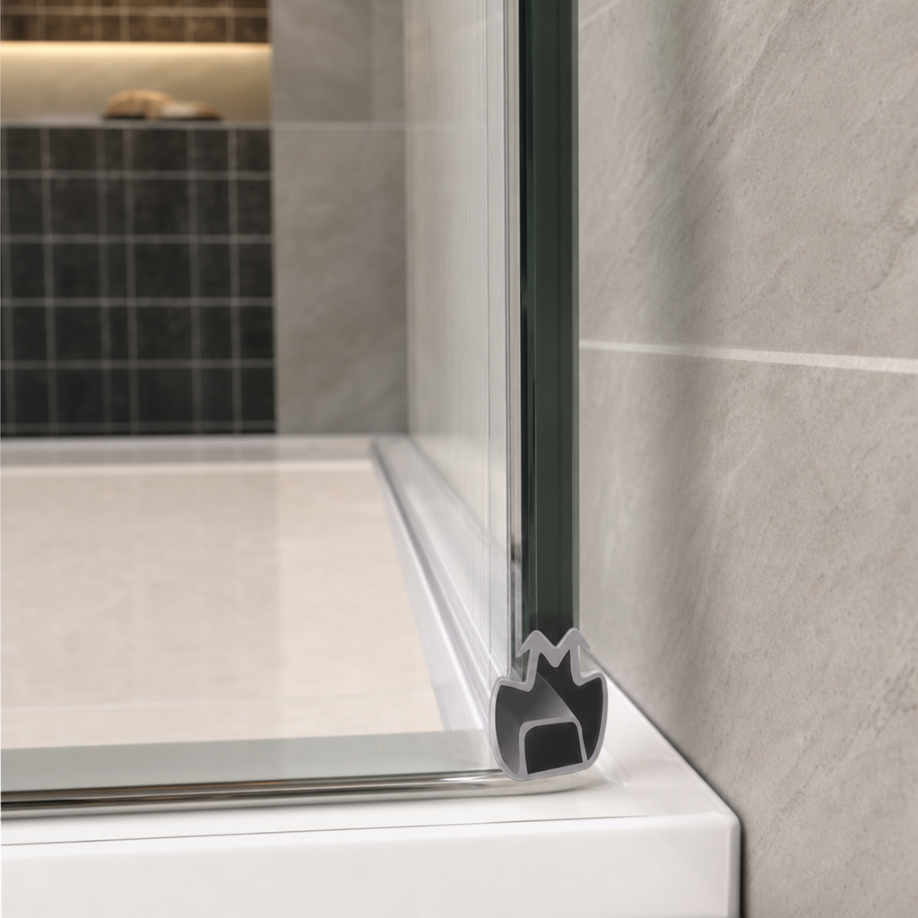 Magnetic Shower Screen Seal – Fits M Shaped Channel 2000mm