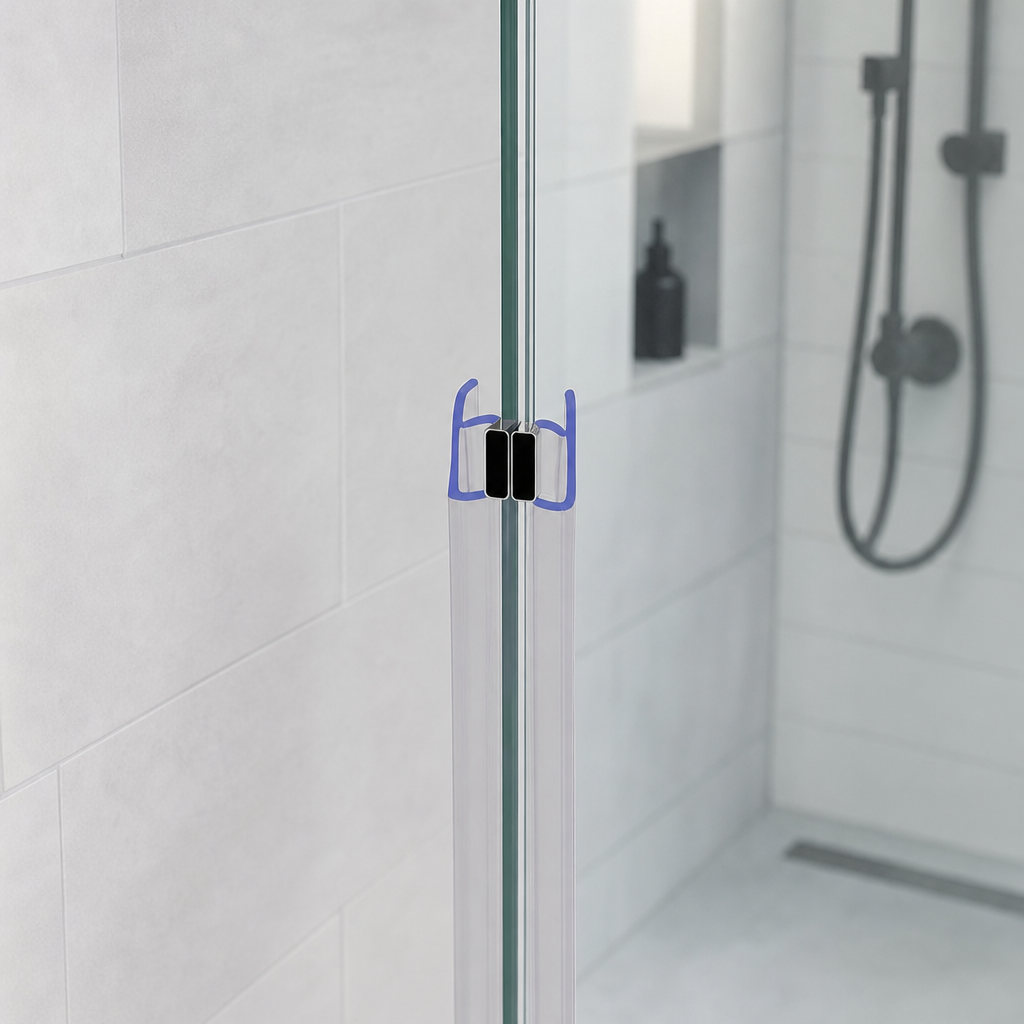 Magnetic Shower Screen Seal for 8-10mm Glass – 2000mm Length – MAG014