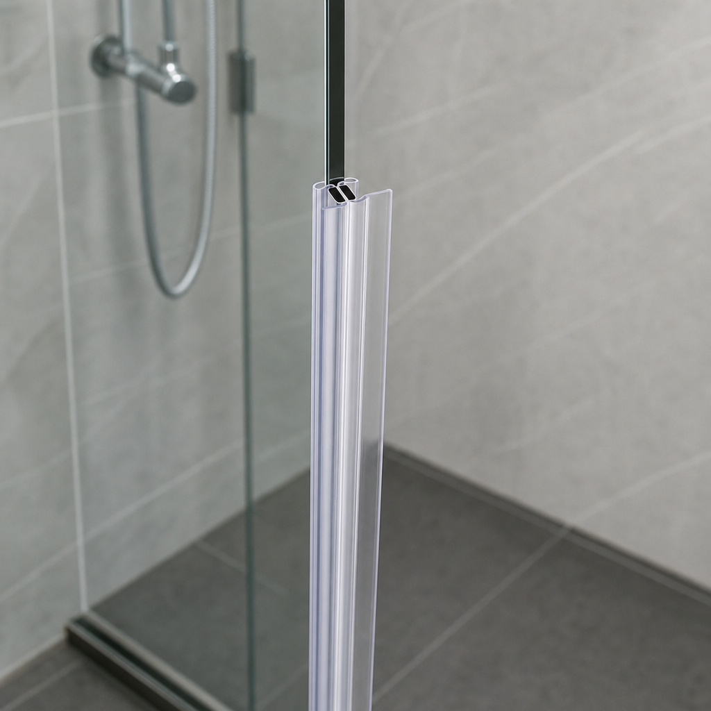 Magnetic Shower Screen Seal for 10-12mm Glass – 2000mm Lengt – MAG017