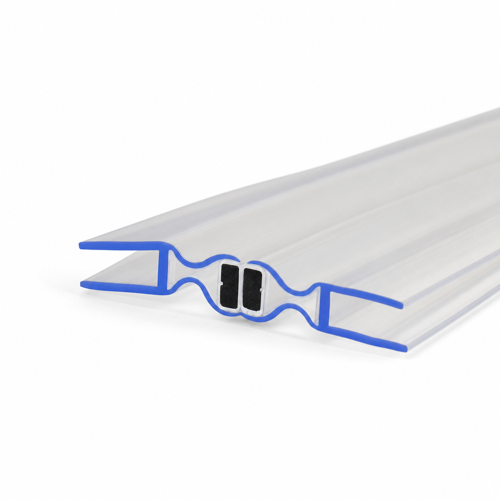 Magnetic Shower Screen Seal for 4-6mm Glass – 25mm Sample