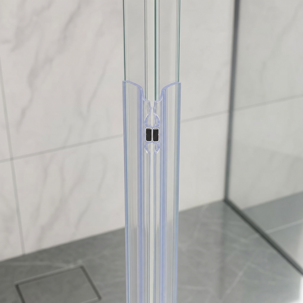Magnetic Shower Screen Seal for 8-10mm Glass – 2000mm Length – MAG022