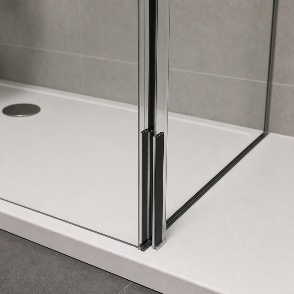 Magnetic Shower Screen Seal for 4-6mm Glass – 2000mm Length – MAG023