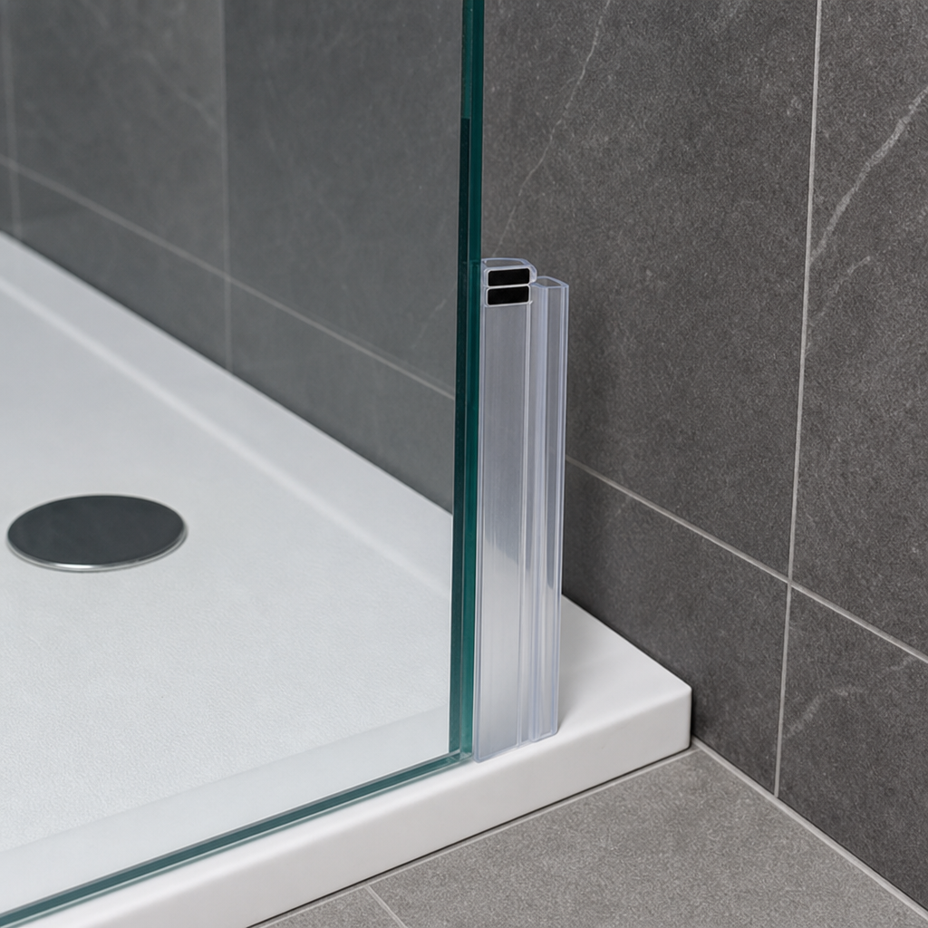 Magnetic Shower Screen Seal for 8-10mm Glass – 2m Length – MAG026