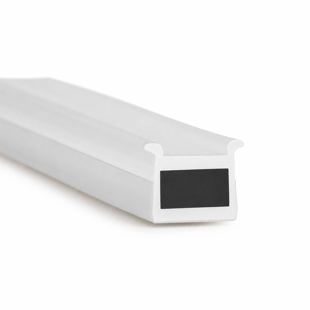 Magnetic Shower Screen Seal – 8mm Channel, 2000mm Length