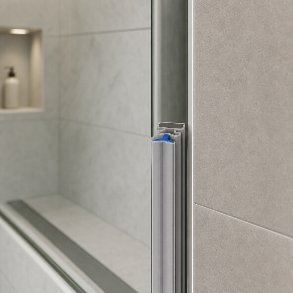 Magnetic Shower Screen Seal for 6.2mm Channels – 2000mm Length
