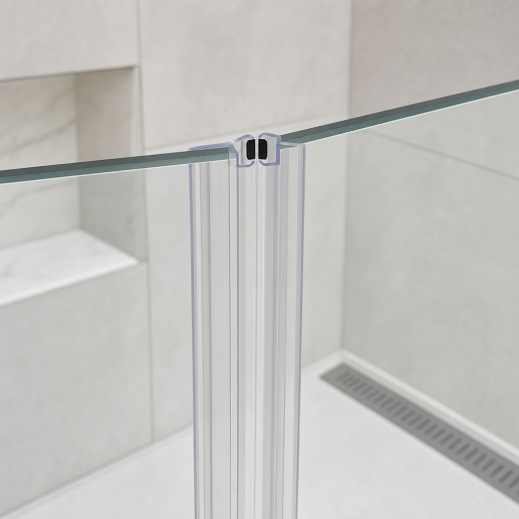 Magnetic Shower Screen Seal for 6.2mm Channel – 2000mm Length