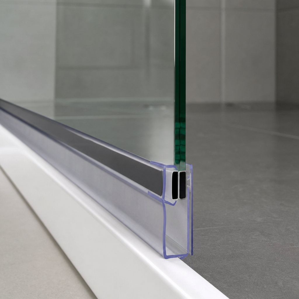 Magnetic Shower Screen Seal for 6.2mm Channel – 2000mm Lengt – MAG043