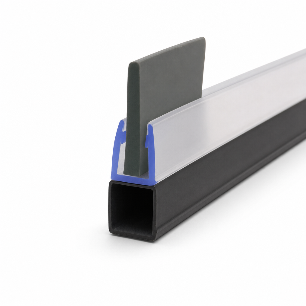 Magnetic Shower Screen Seal for 5-6mm Glass – 6.2mm Channel