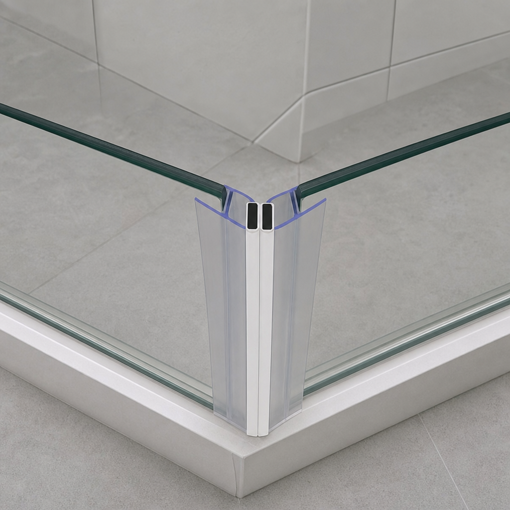 Shower Seal for 6-8mm Glass – 135° or 180° Angle