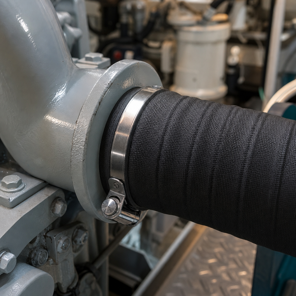 Marine Diesel Exhaust Hose 63mm ID x 73mm OD – Per Metre