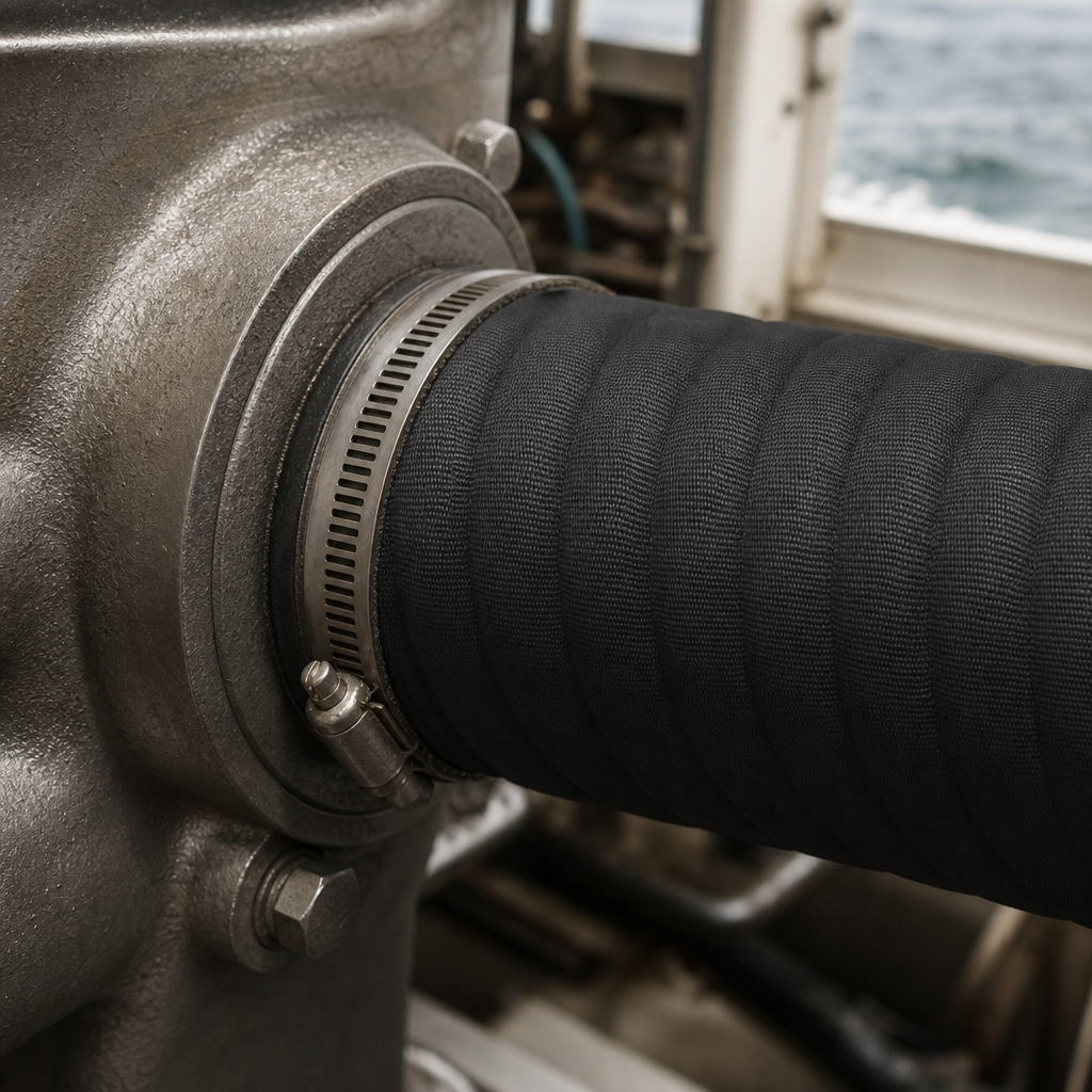 Marine Diesel Exhaust Hose 90mm ID x 100mm OD – Per Metre