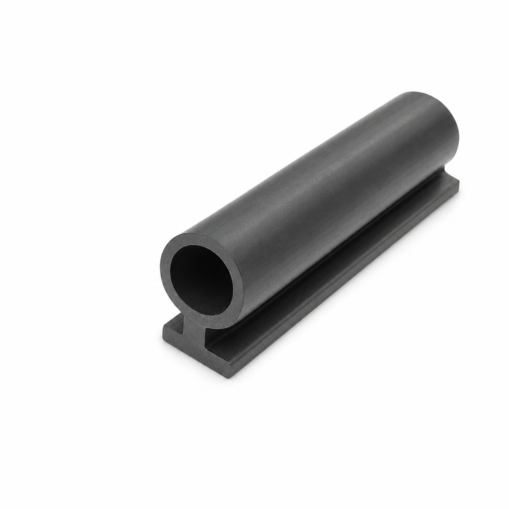 T Foot Door Seal 9.5mm Diameter Hollow Bulb – Per Metre