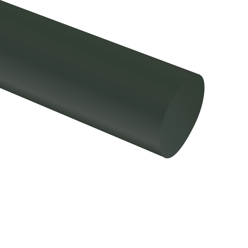 Oilon Green Rod Cast Polyamide 6 Self-Lubricating Nylon, High Wear Resistance, Quiet Performance for Gears, Chain Guides & Conveyor Parts 50mm to 300mm