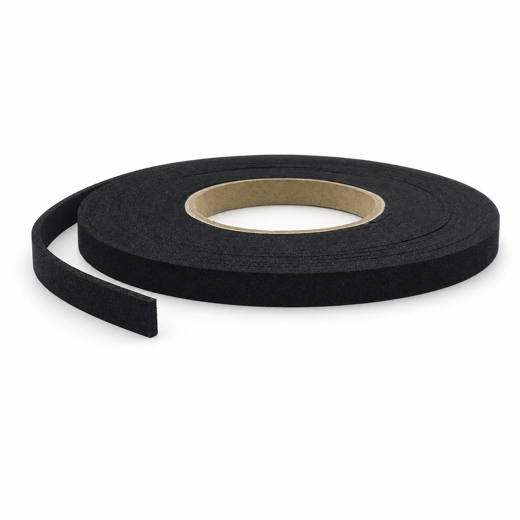 Plain Expanded Neoprene Strip 12mm x 3mm – 6 Metre Roll