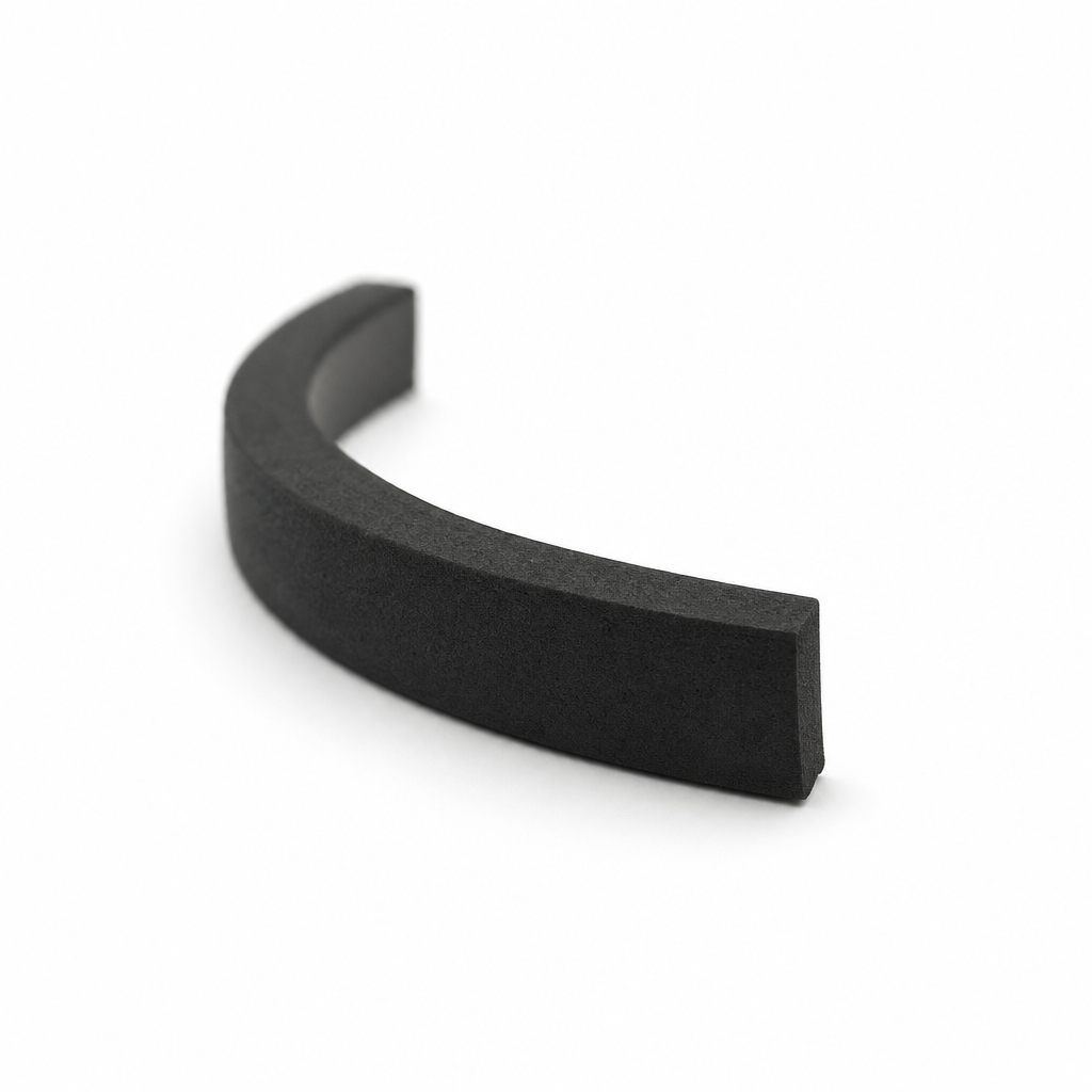 Plain Expanded Neoprene Sponge Strip 25mm x 10mm – 6 Metre Roll
