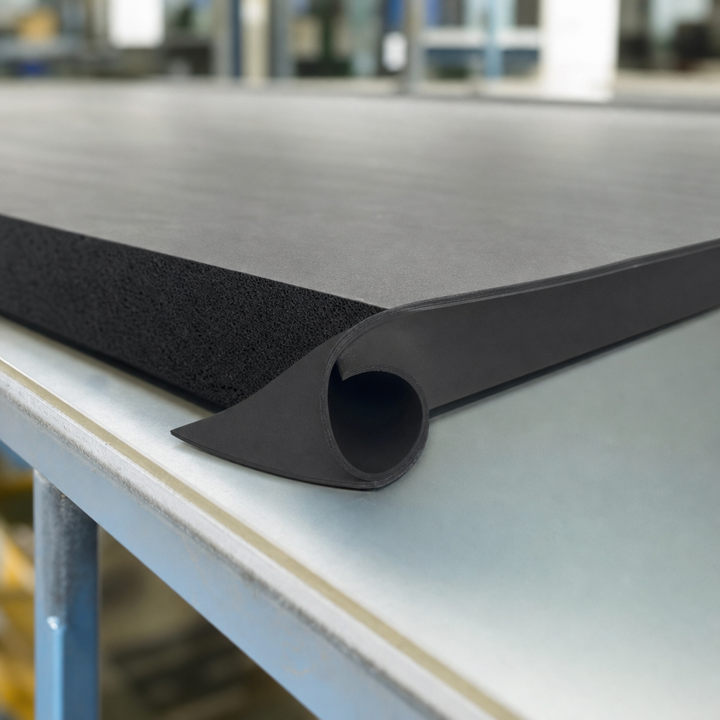Plain Expanded Neoprene Sponge Sheet 25mm Thick – 2m x 1m