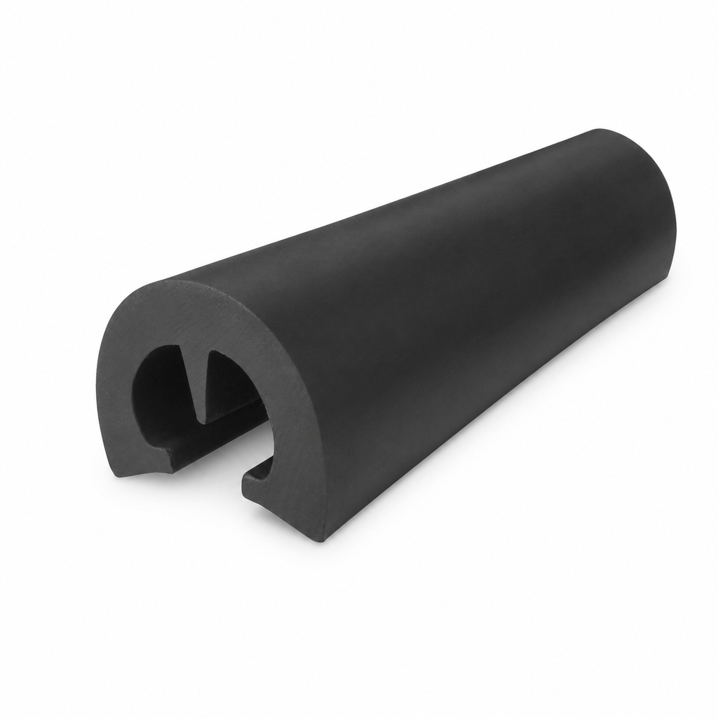 Easy Fit PVC D Fender 53mm x 30mm – 20 Metre Coil