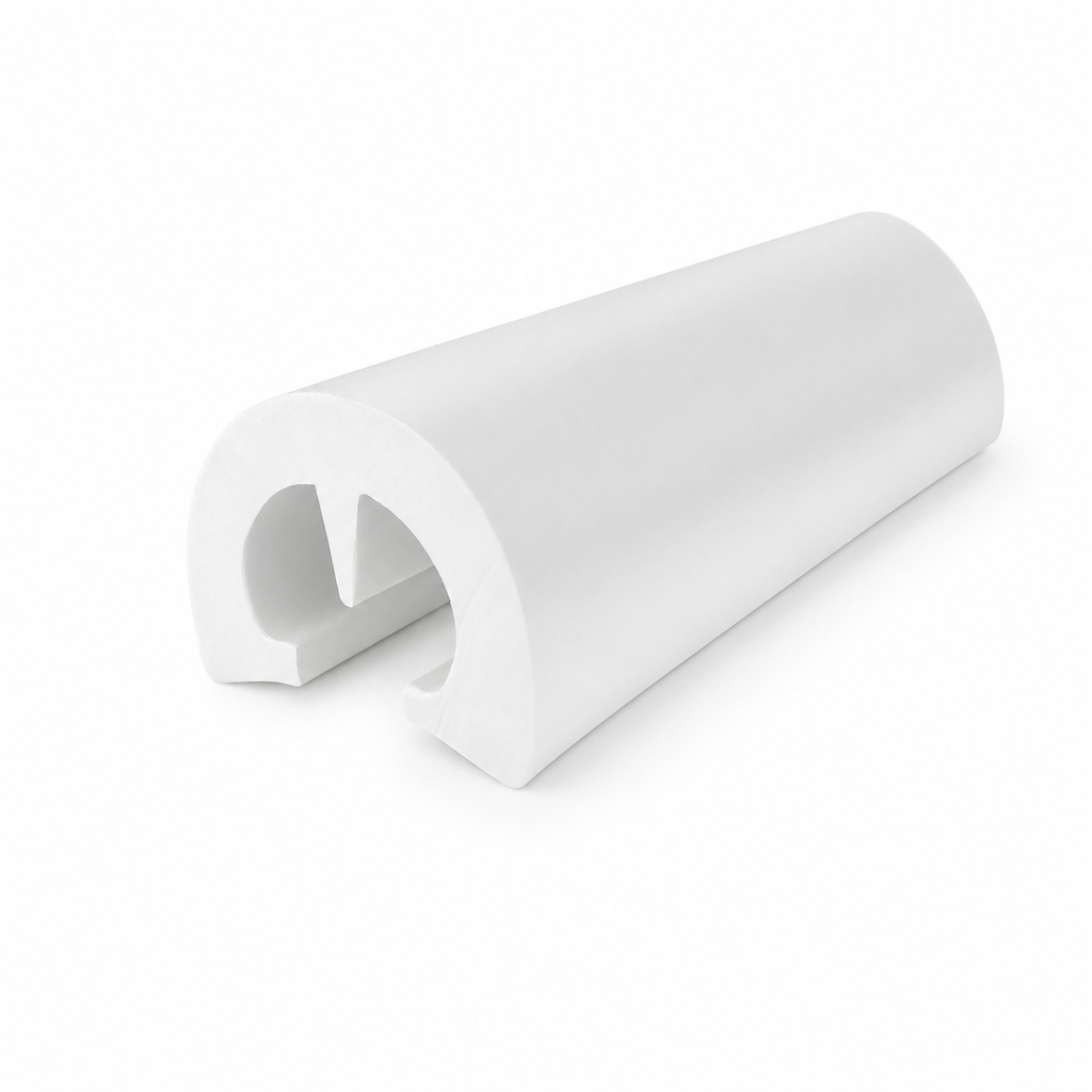 Easy Fit PVC D Fender 53mm x 30mm – 10 Metre Coil
