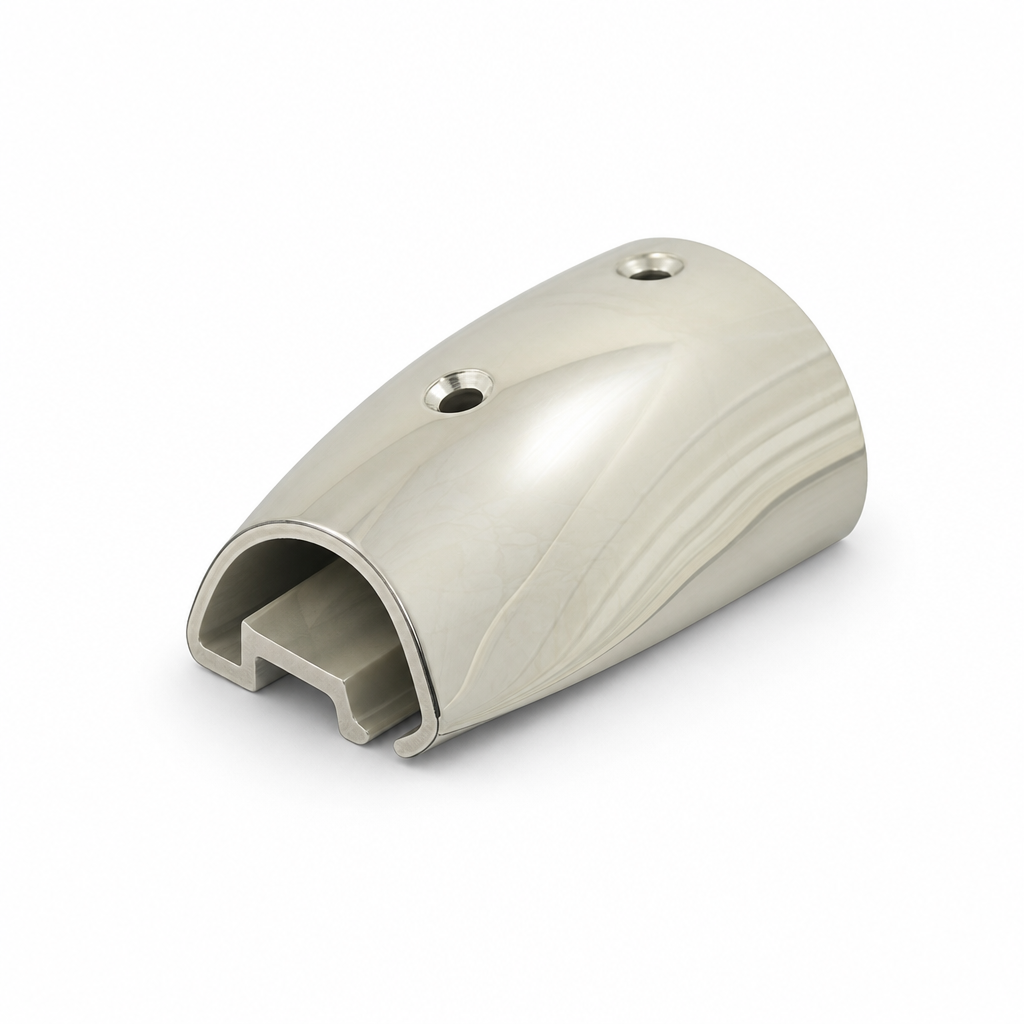 Stainless Steel End Cap for 53mm Easy Fit D Fender
