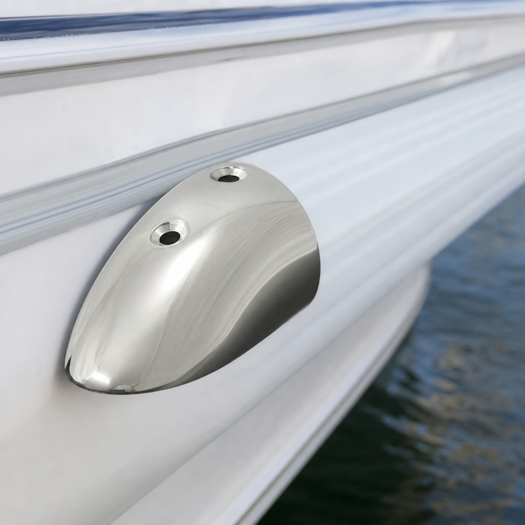 Stainless Steel End Cap for 65mm Easy Fit D Fender