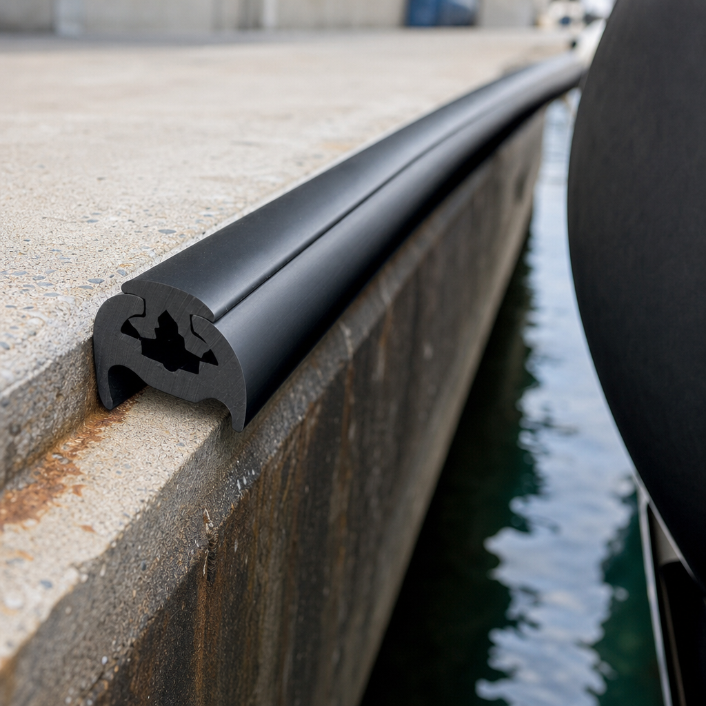 Semi Rigid PVC Fender 28mm x 19.5mm – Per 9 Metre Coil