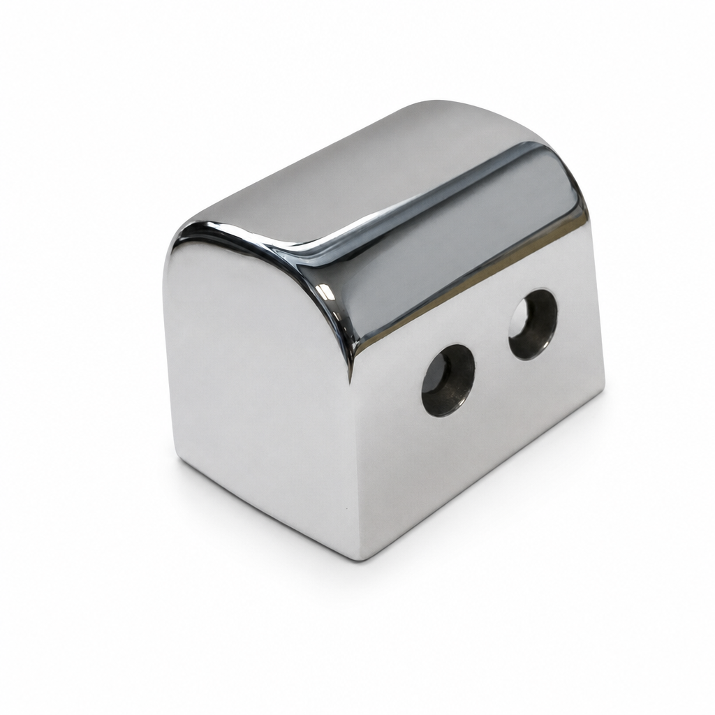 Stainless Steel End Cap for PVC U Fender 25mm x 28mm