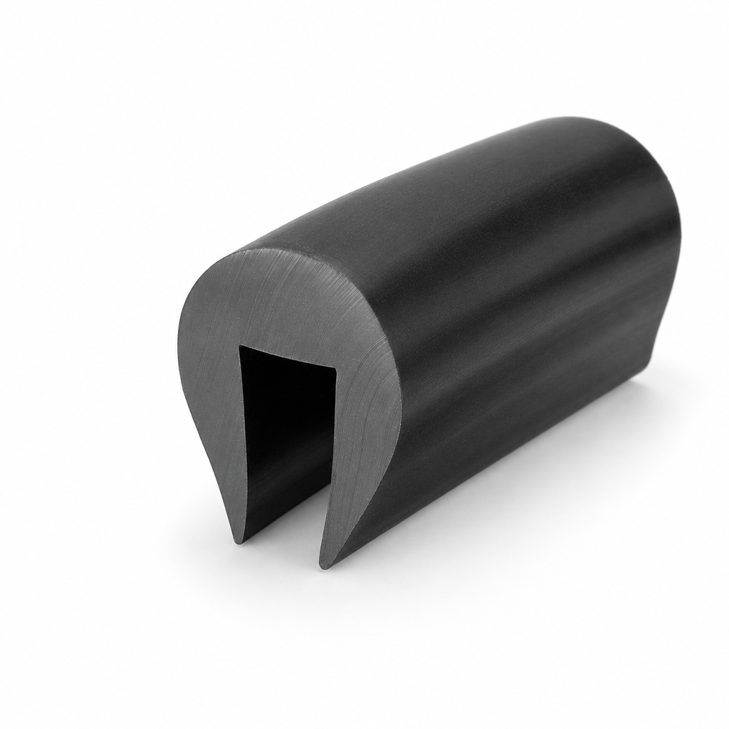 Rubber U Fender 33mm x 40mm for 12mm Flange – Per Metre