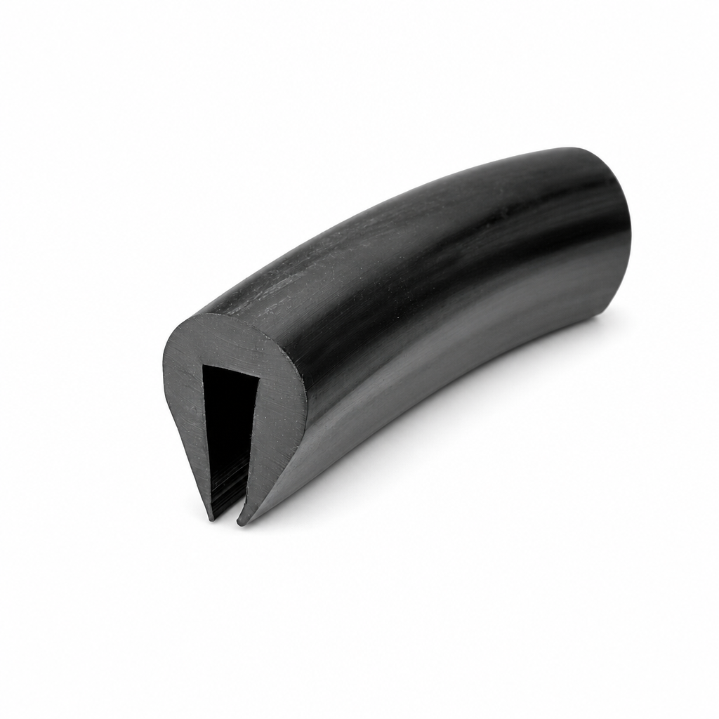 Rubber U Fender 22mm x 29mm – Fits 8mm Flange – Per Metre