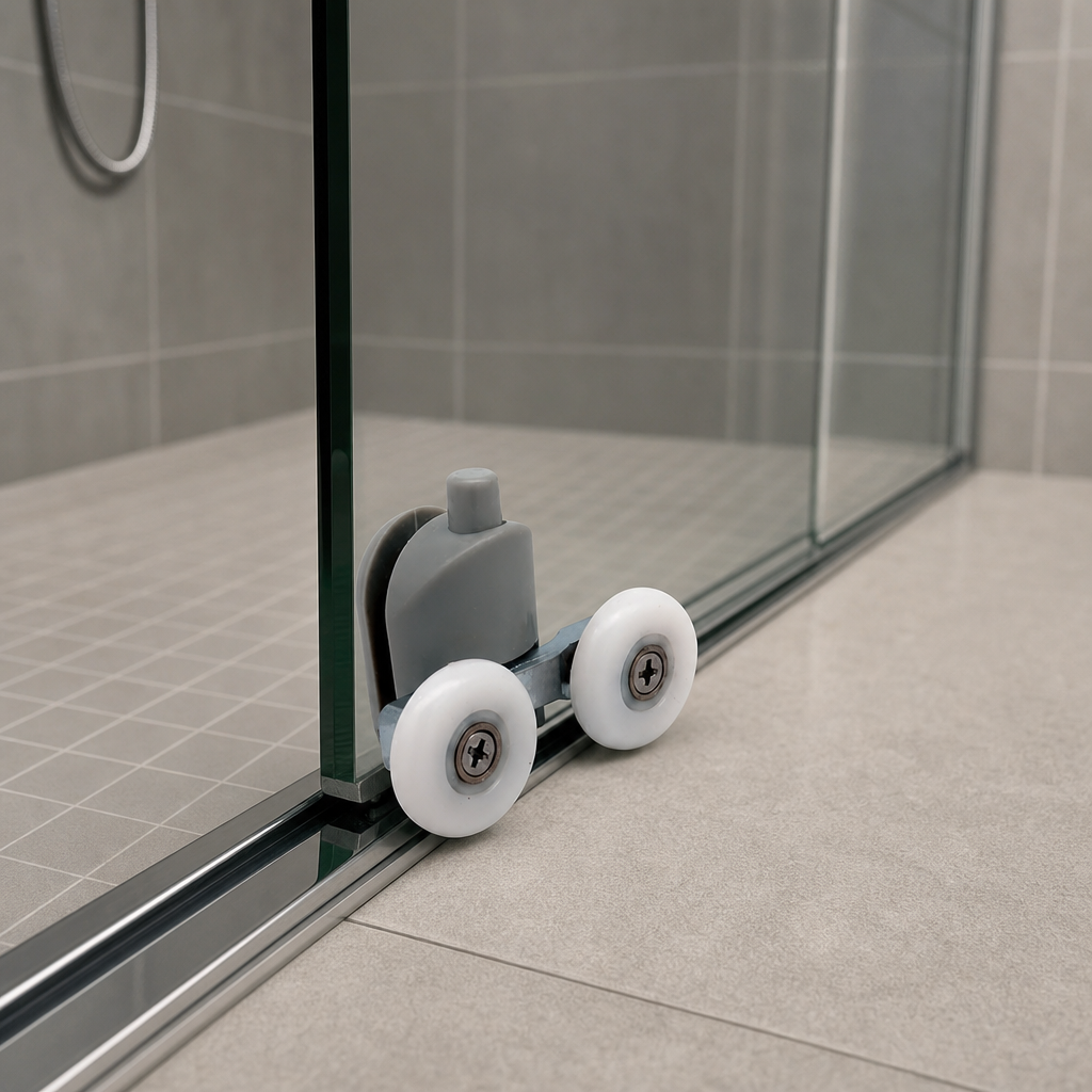 Lower Shower Door Roller – 20mm, 23mm, or 25mm Diameter