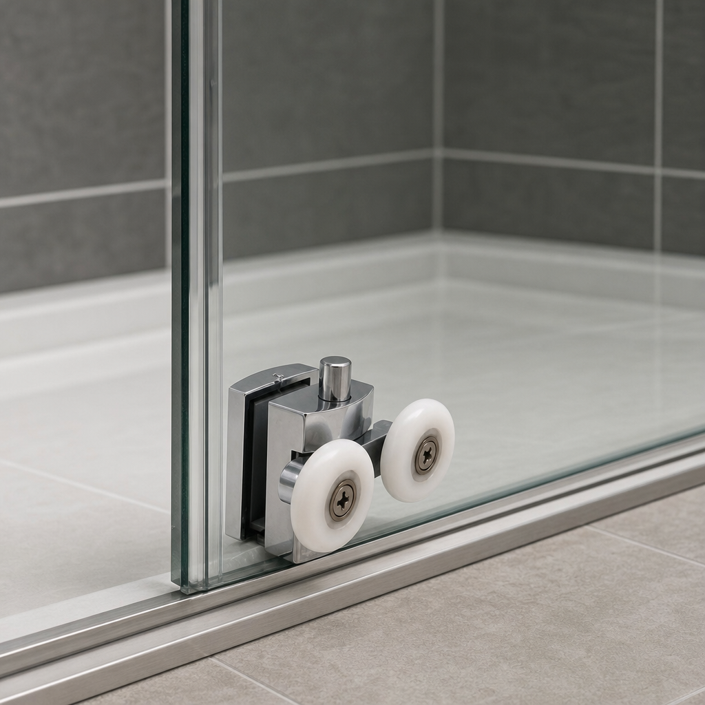 Lower Shower Door Roller – 20mm, 23mm, 25mm Wheel Diameter