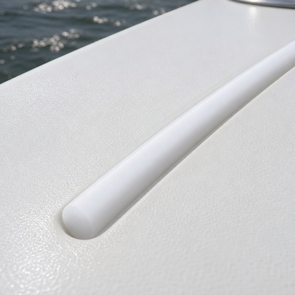 White PVC Plugging Cord 13mm Diameter – Per 3 Metres
