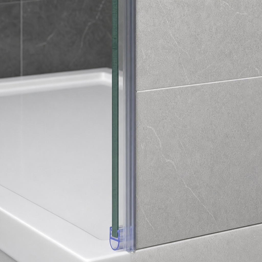 Shower Screen Seal for 4-6mm Glass – Seals 3-7mm Gap
