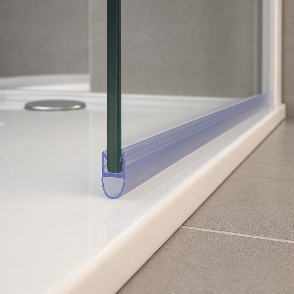 Shower Screen Seal for 8-10mm Glass – Seals 3-7mm Gap – SEAL009