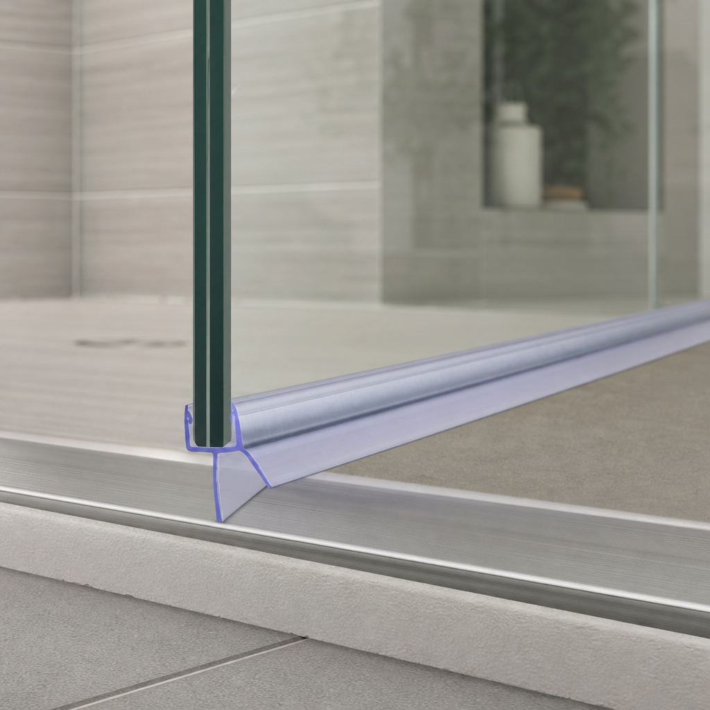Shower Screen Seal for 8-10mm Glass – Seals 7-12mm Gap – SEAL010CP