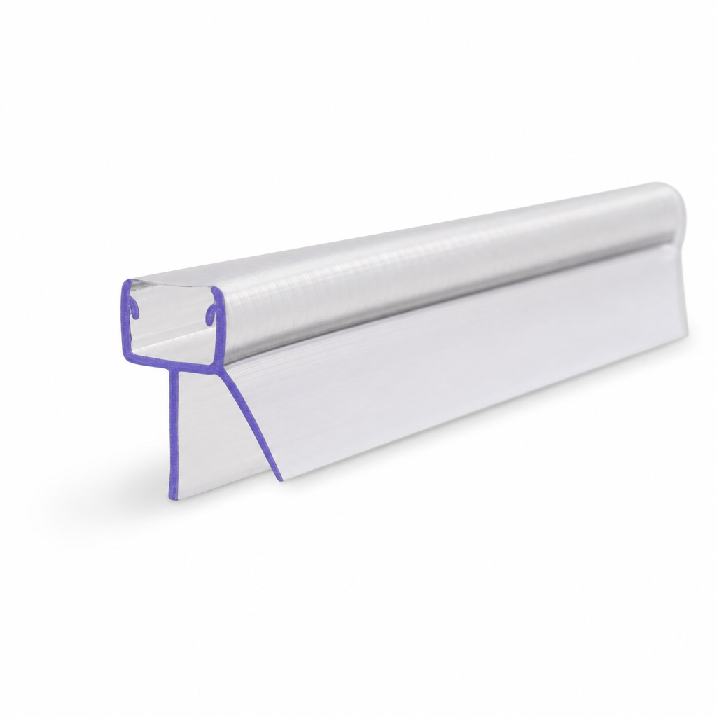 Shower Screen Seal for 4-6mm Glass – Seals 15-20mm Gap