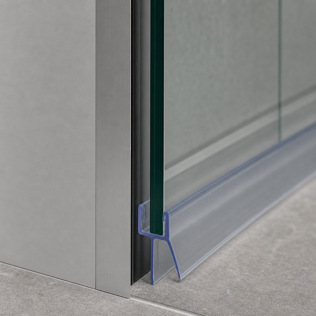 Shower Screen Seal for 4-6mm Glass – Seals 15-20mm Gap – SEAL012