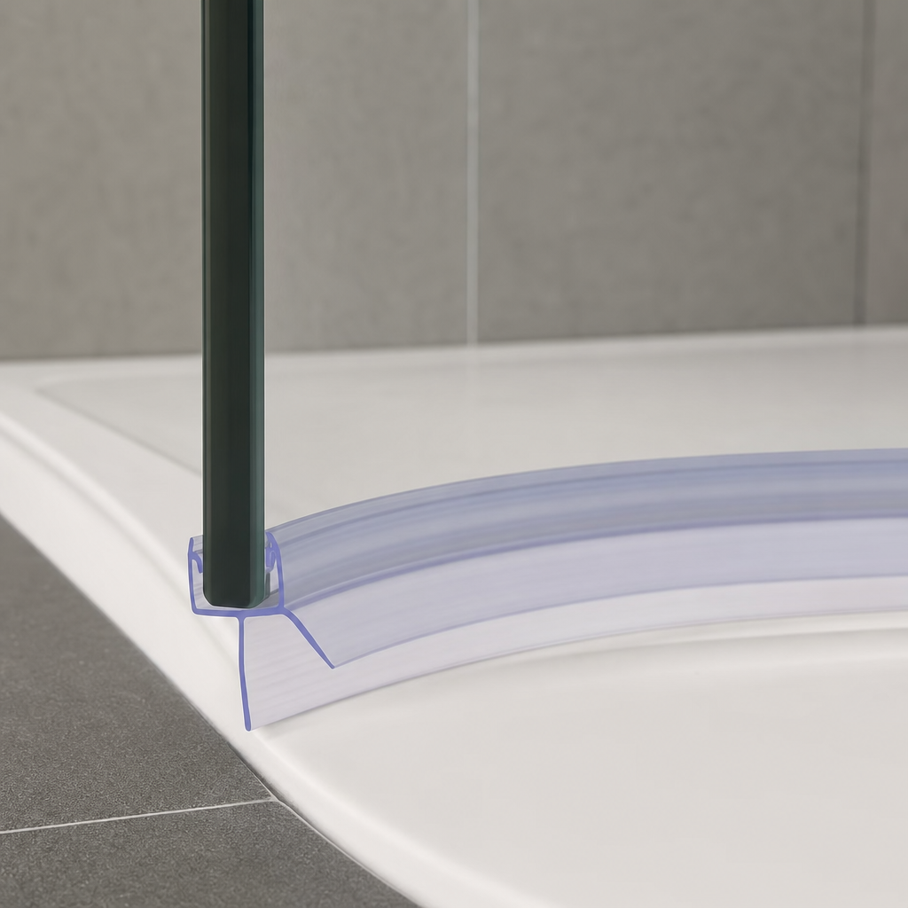 Shower Screen Seal for 4-6mm Glass – Seals 11-16mm Gap – SEAL016