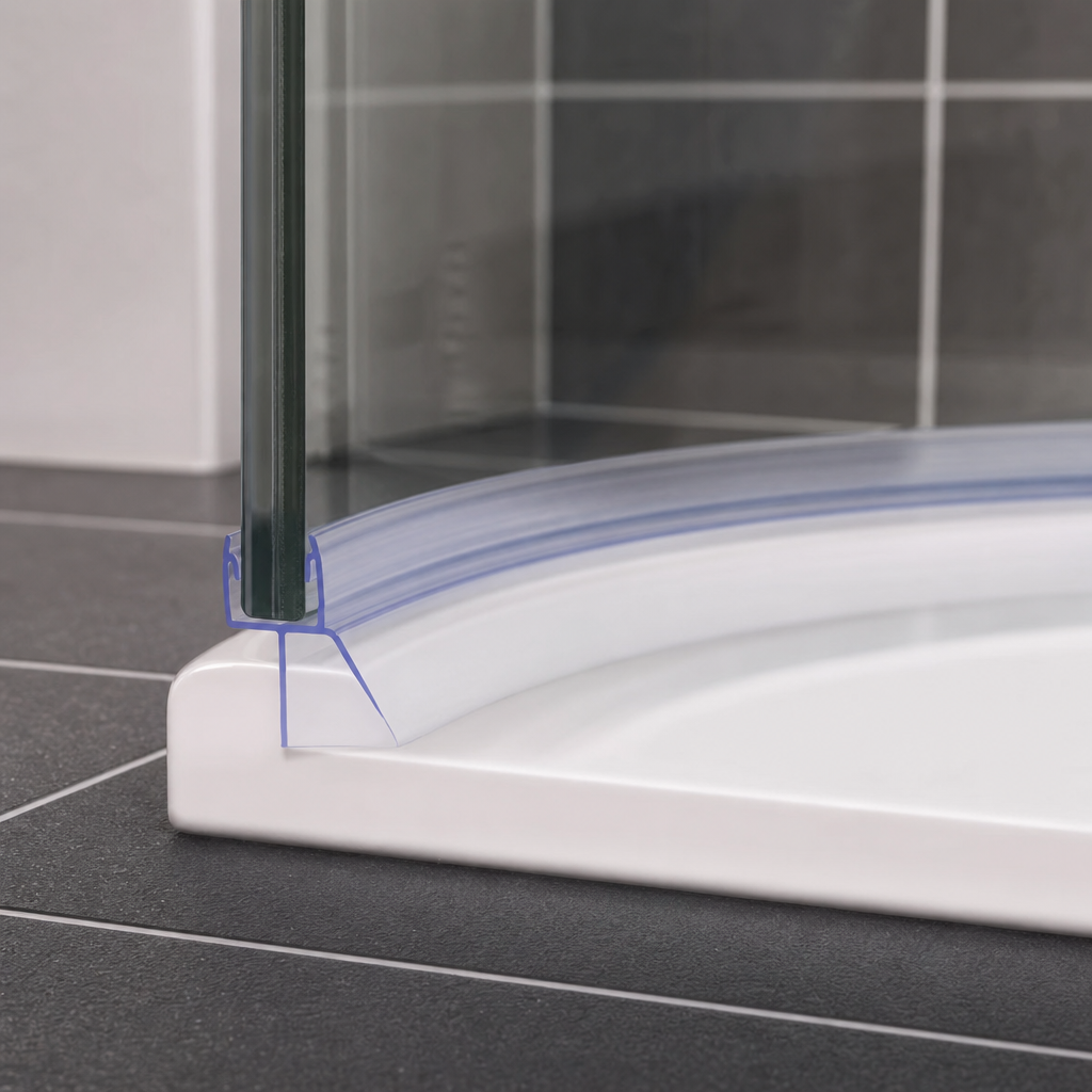 Shower Screen Seal for 4-6mm Glass – Seals 15-20mm Gap – SEAL017
