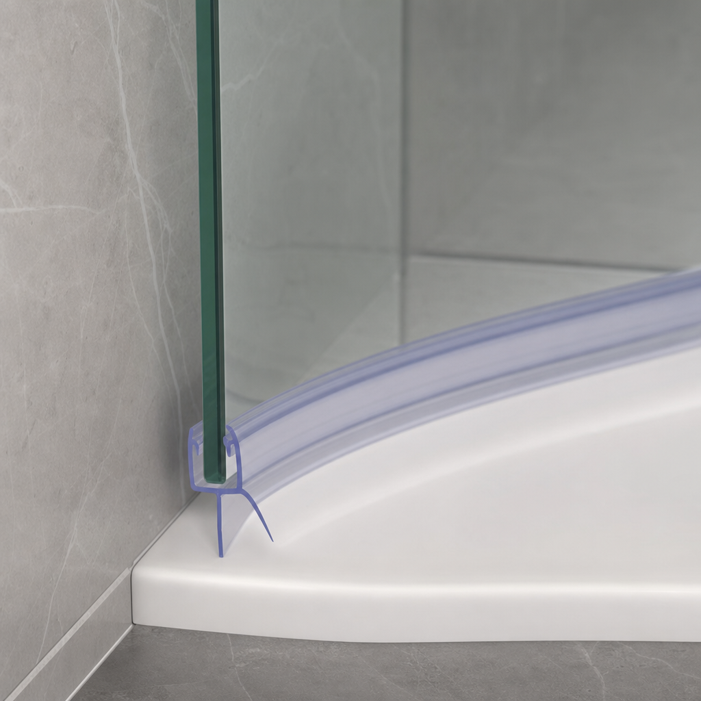 Shower Screen Seal for 4-6mm Glass – Seals 18-23mm Gap – SEAL018